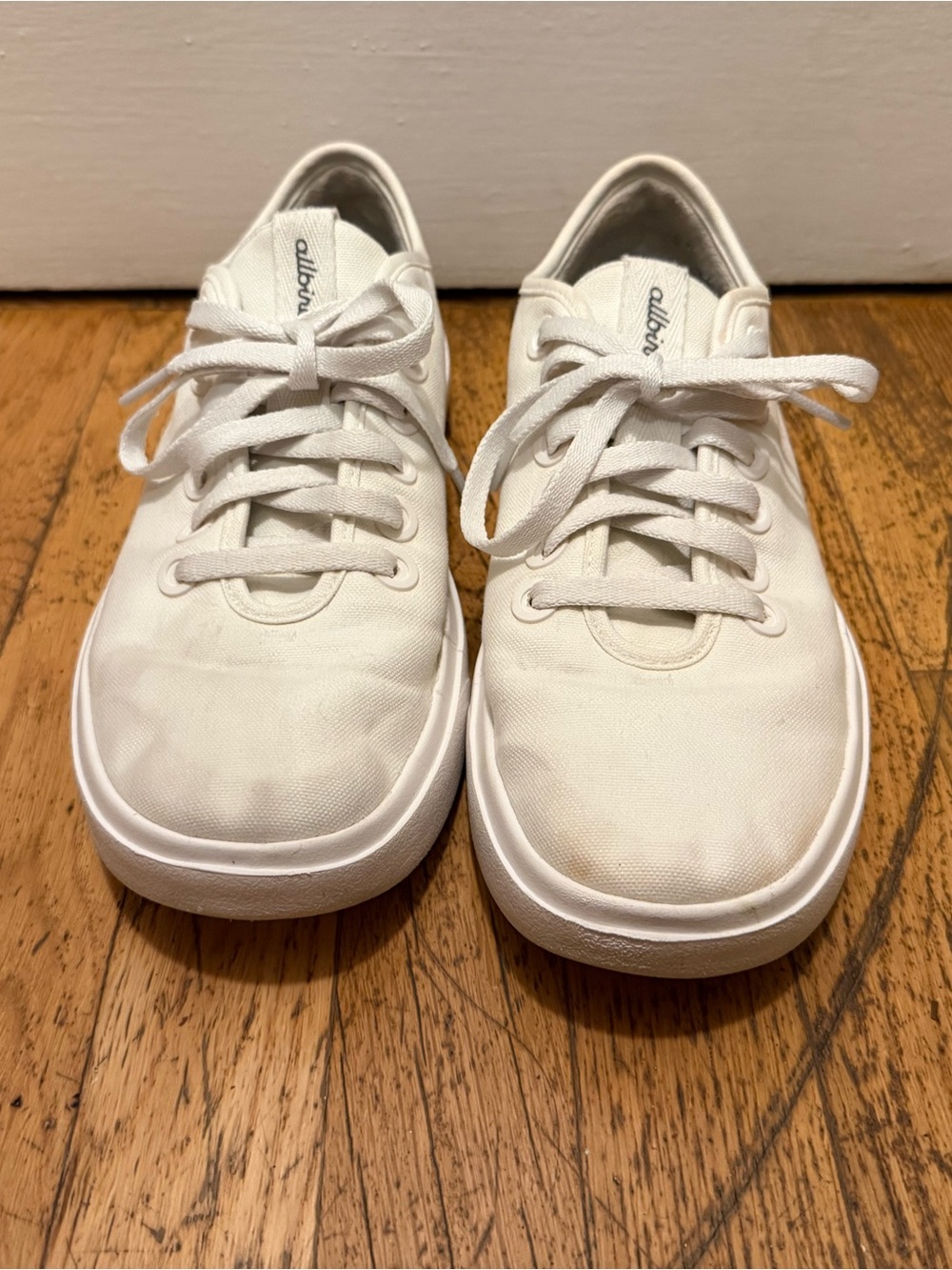 allbirds Men’s White Low-Top Canvas Cruiser Sneakers